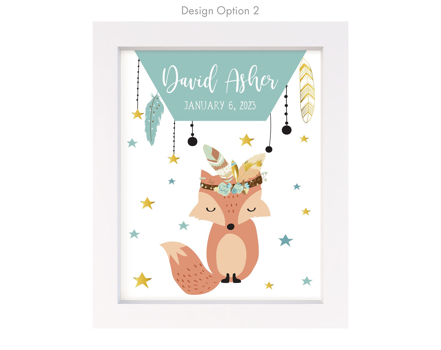 Boho Baby Fox Gift Set