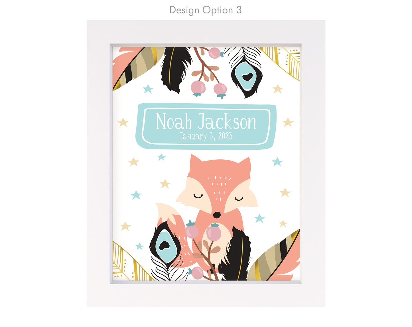 Boho Baby Fox Gift Set