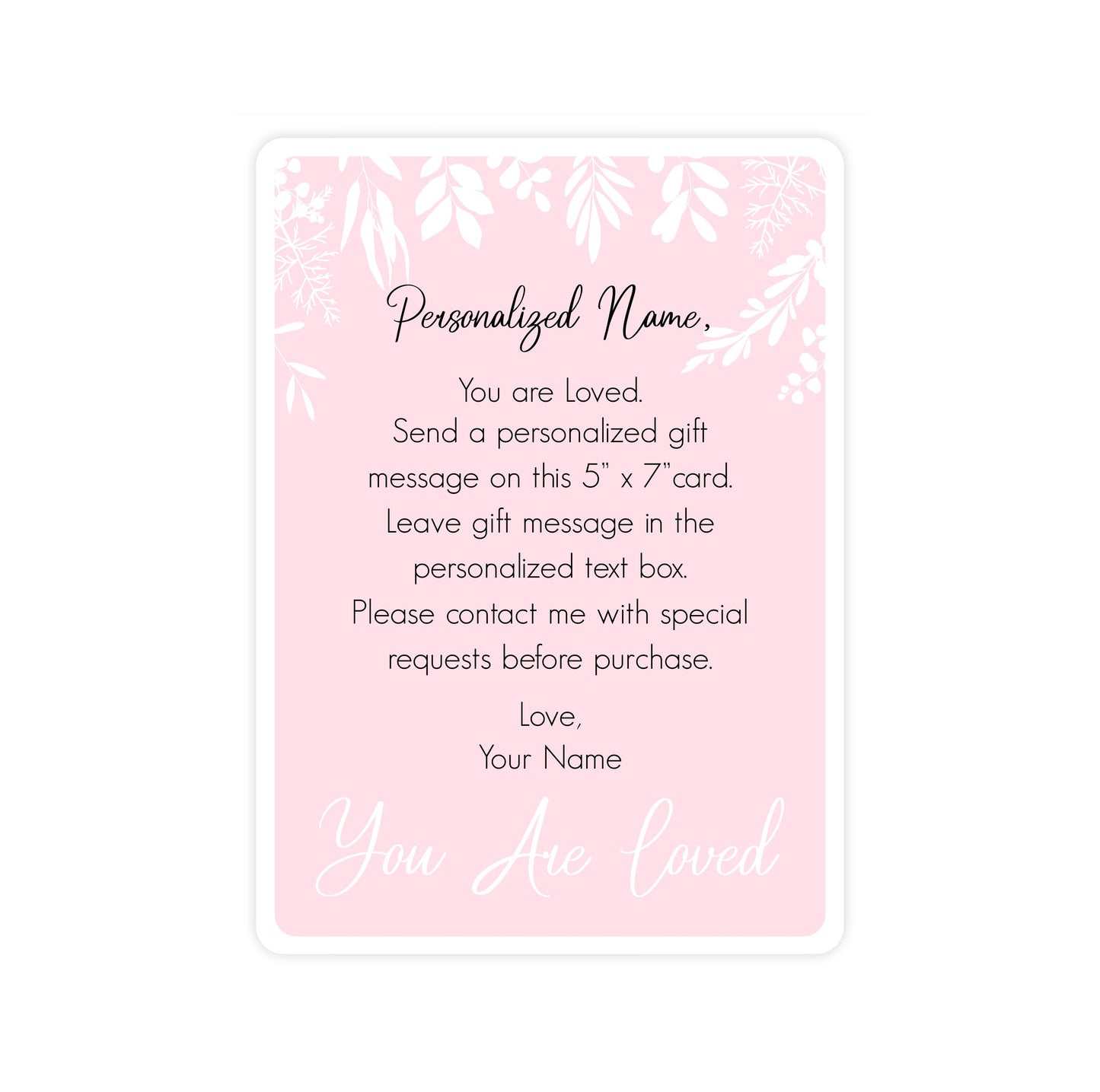 Loved Themed Christian Gift Package | Thinking of You Gift