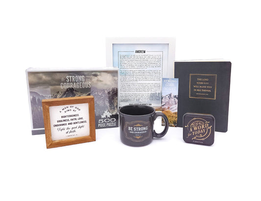 Be Strong & Courageous: Christian Care Package for Men