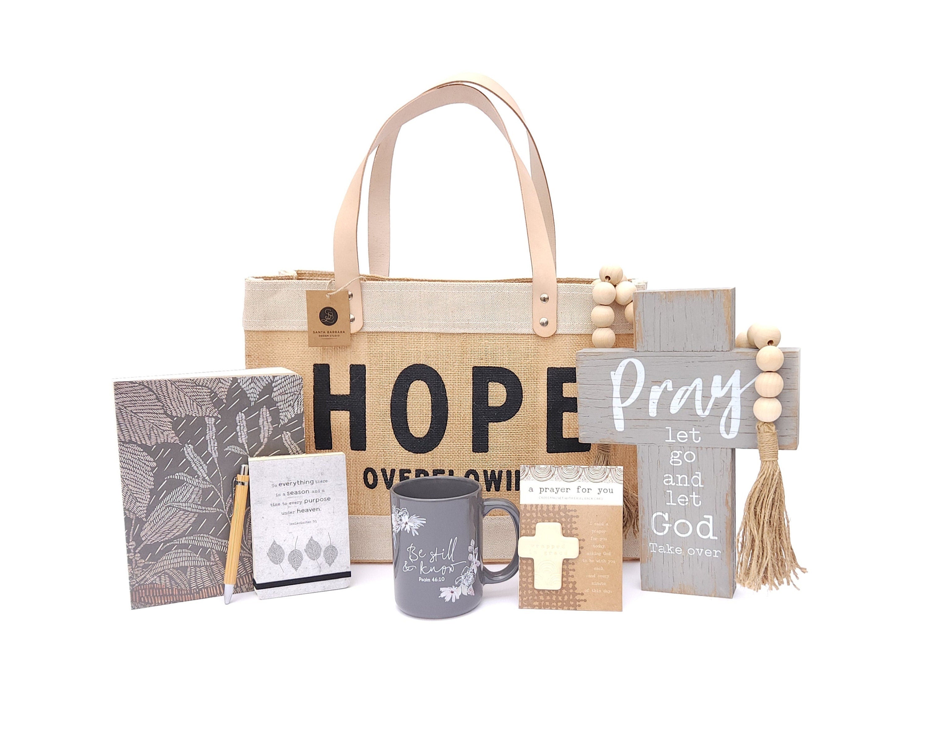 Nurturing Hope in Every Season: Comfort and Encouragement  “All Things Are Possible “Elegant Lady Burlap Tote Bag main image 0