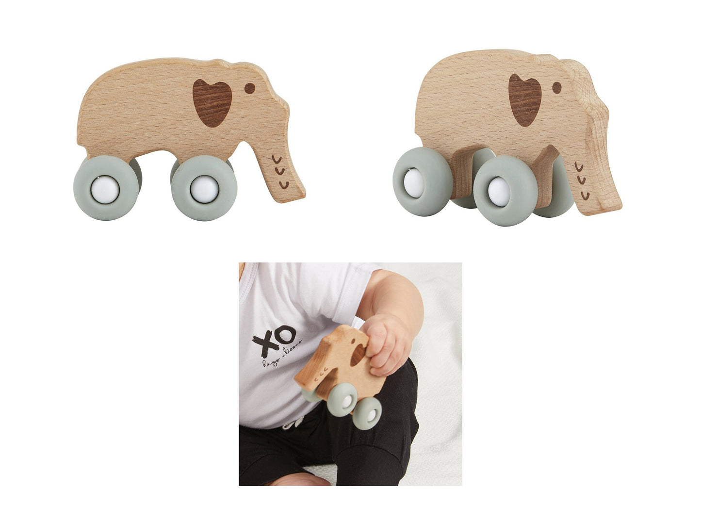 Deluxe Gray Baby Boy Gift Set