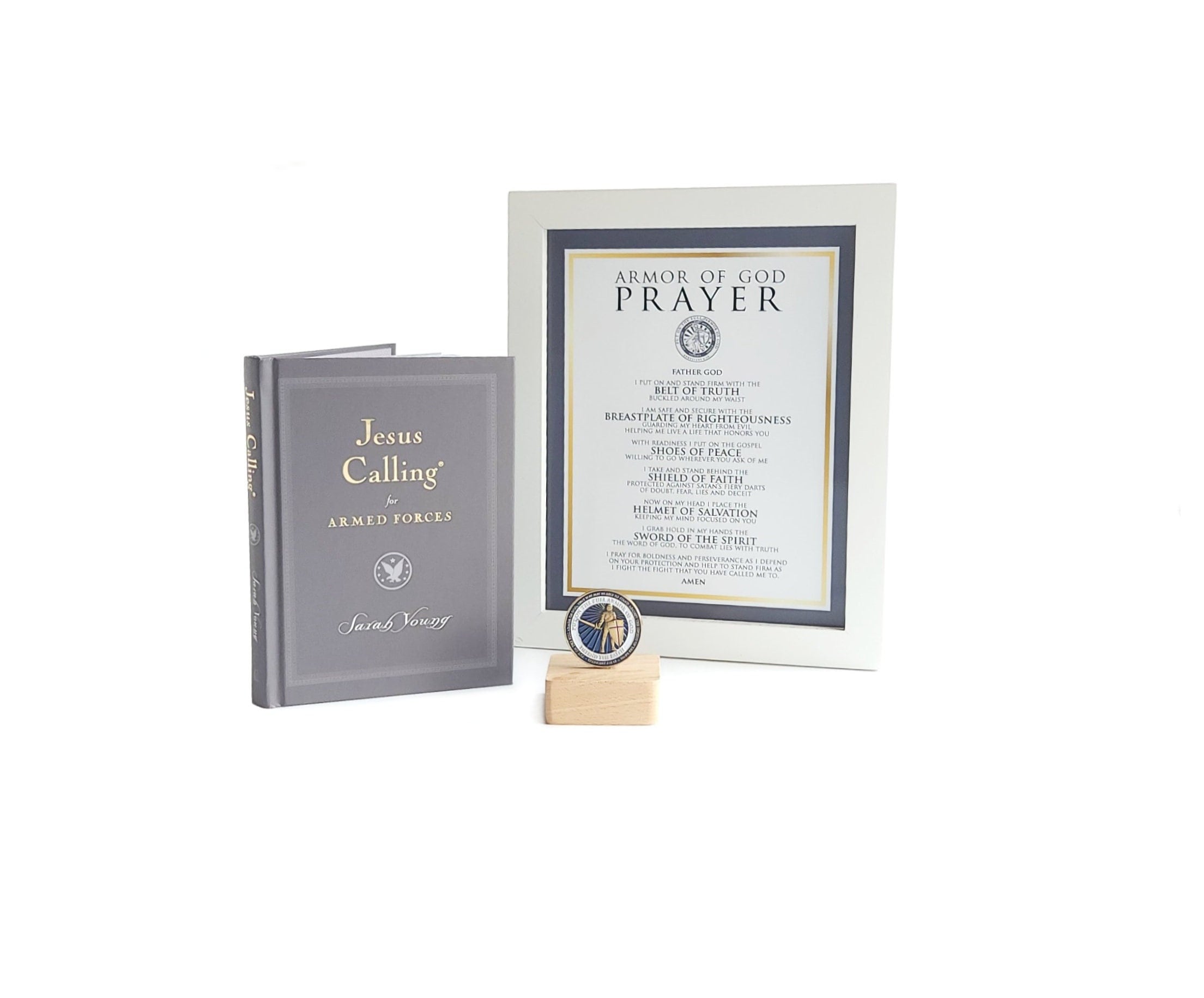 Military Armor of God Prayer Challenge Coin Devotional – Beloved From Above