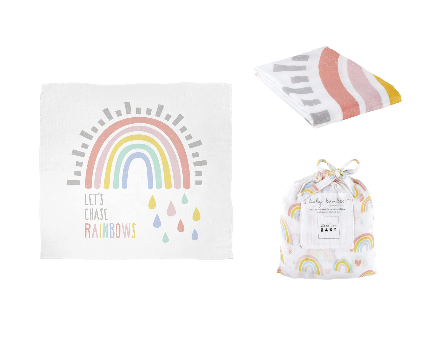 Rainbow-Themed Baby Gift Package