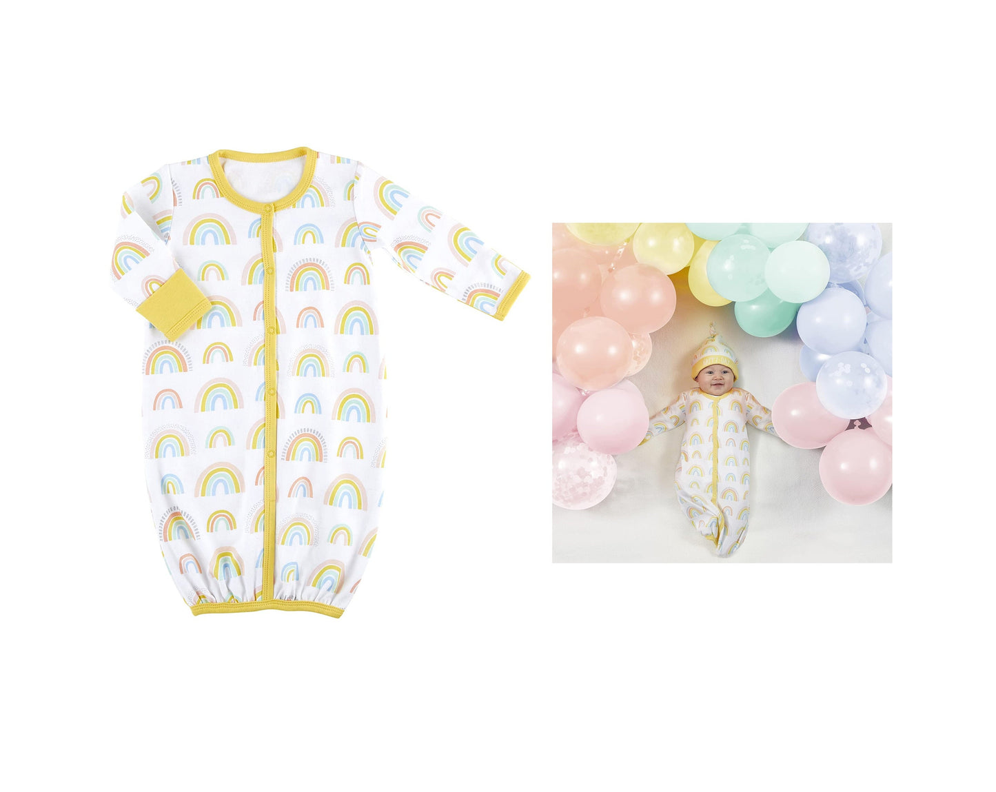 Rainbow-Themed Baby Gift Package