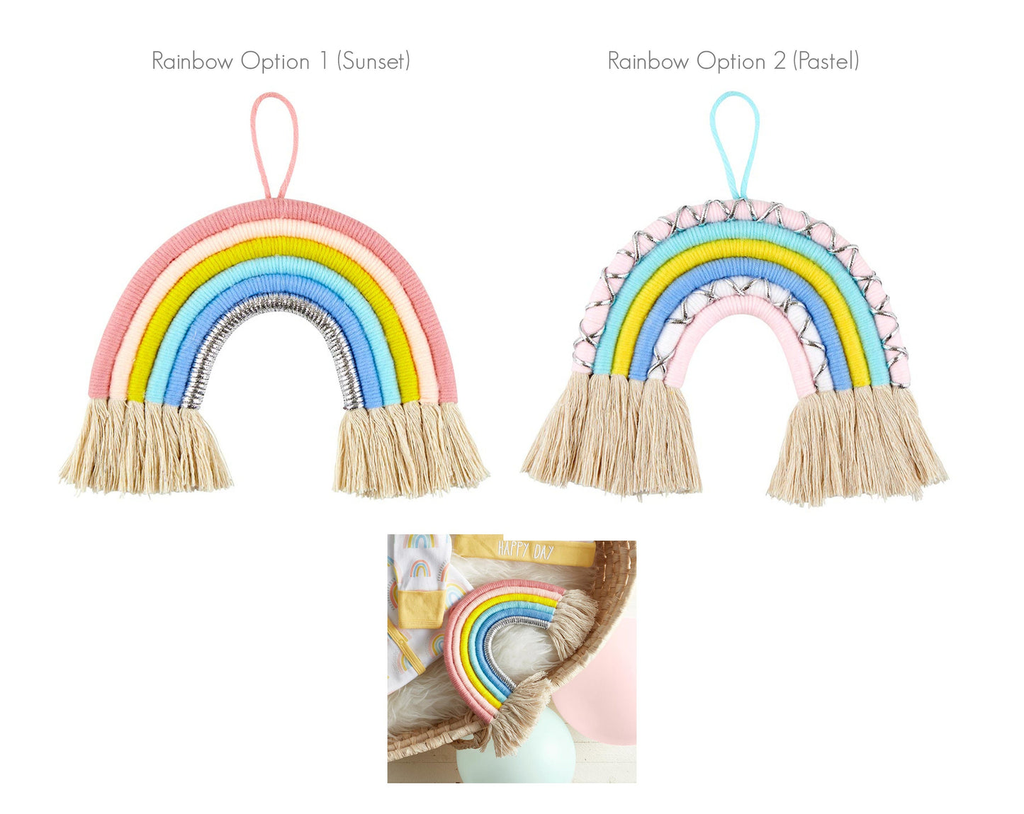 Rainbow-Themed Baby Gift Package