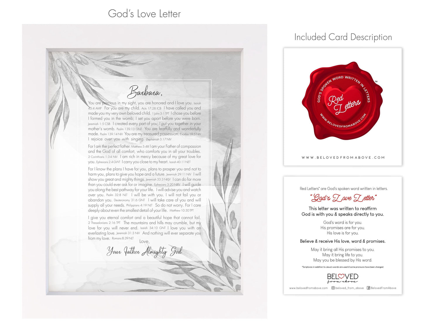 Wrapped in God's Love: Goodness & Mercy Gift Set
